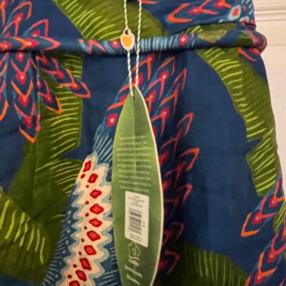 FARM Rio Blue and Green Mini Dress - Picture 8 of 9